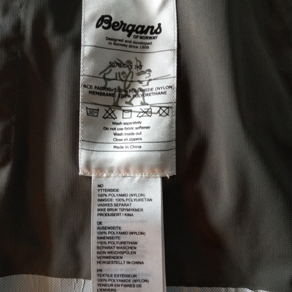 Bergan's of Norway Rain Shell- Men's- SZ XXL - Picture 7 of 11